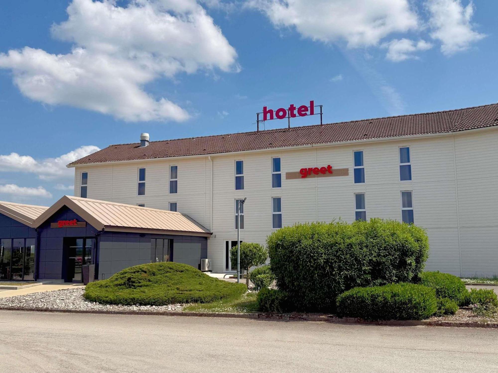 Greet Hotel Dijon Sud Longvic Exteriör bild