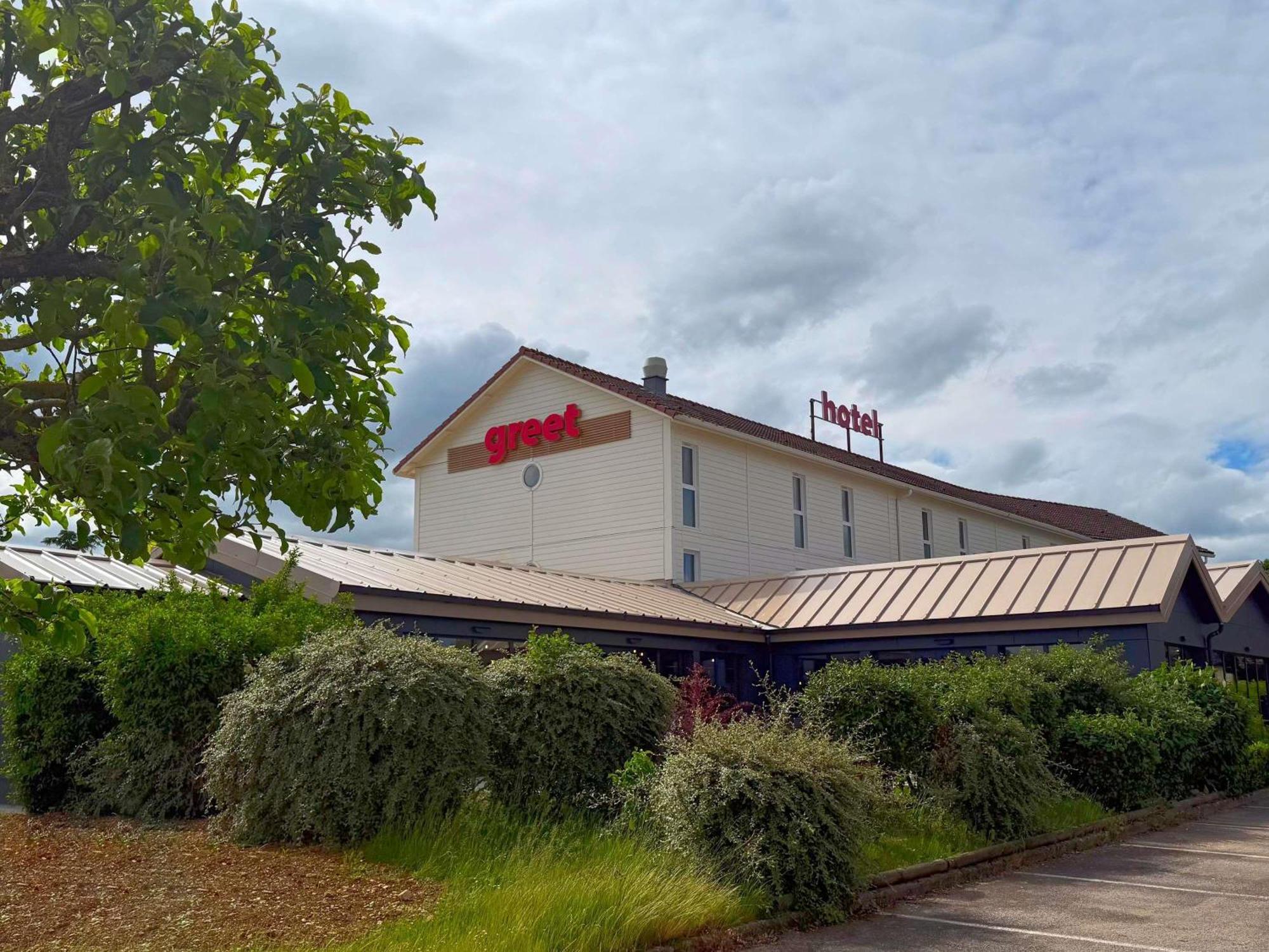 Greet Hotel Dijon Sud Longvic Exteriör bild