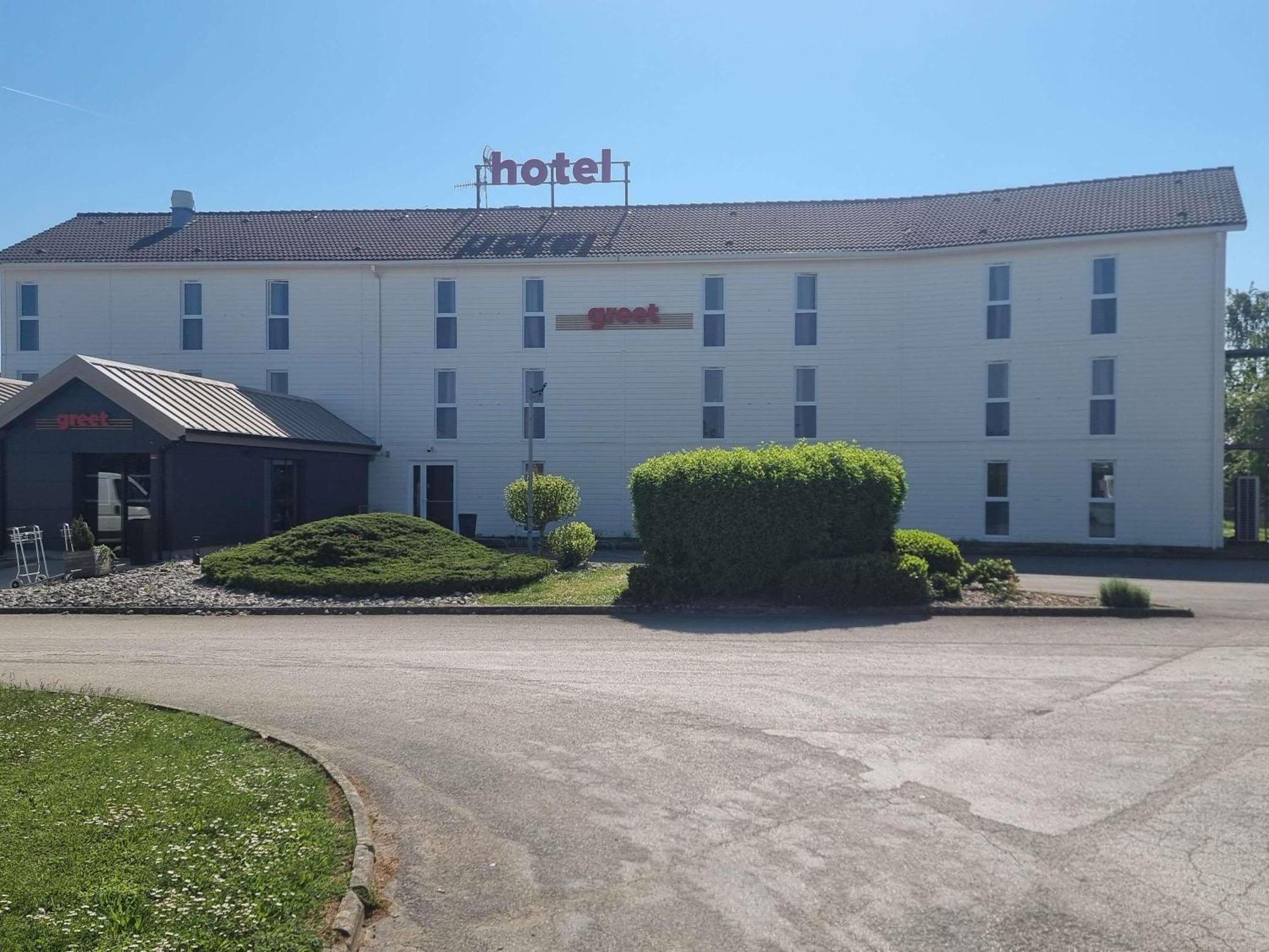 Greet Hotel Dijon Sud Longvic Exteriör bild